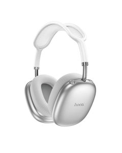 Бездротові повнорозмірні навушники Hoco W55 Plus Happiness ANC noise reduction Срібні (Silver)
