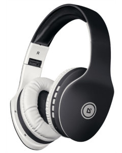 Бездротові повнорозмірні навушники Defender FreeMotion B525 Чорні Білі (Black White)
