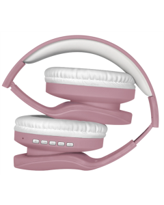 Бездротові повнорозмірні навушники DefenderFreeMotion B525 Білі Рожеві (White Pink)