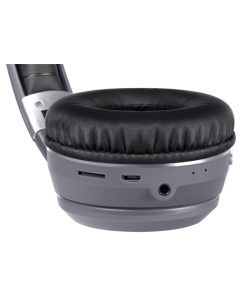 Бездротові повнорозмірні навушники Defender FreeMotion B571 LED Сірі (Gray)