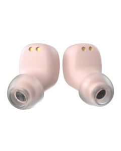 Бездротові навушники вкладиші Ergo BS-530 Twins Nano 2 Рожеві (Pink)