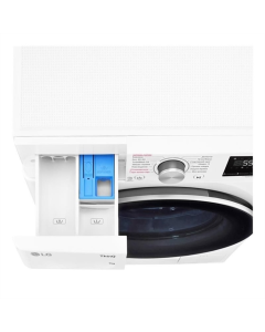 Пральна машина LG F2V5HS1WW Біла Чорна (White Black)