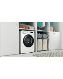 Пральна машина Indesit BWSE 71293X WBV UA Біла Чорна (White Black)