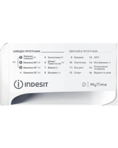 Стиральная машина Indesit OMTWSE 61051 WK UA Белая Черная (White Black)