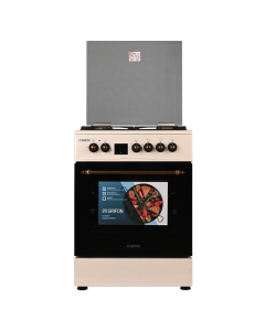 Плита Grifon C643BgR-CAWTGBD3 Бежева (Beige)