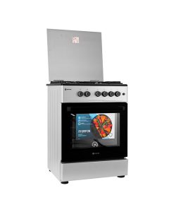 Плита Grifon G643S-CAWB3 Срібна (Silver)