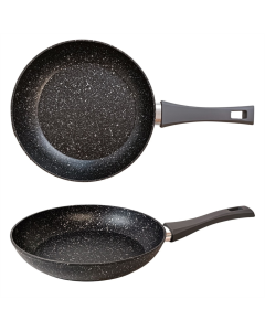 Сковорода Gusto GT-2104-28 28*5.3см Чорна (Black)