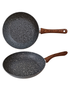 Сковорода Gusto GT-2109-28 28*5.3см Сіра (Gray)