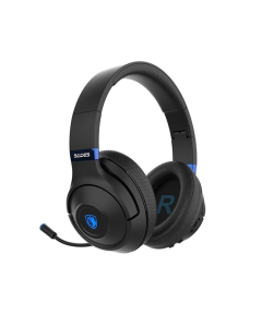 Бездротові повнорозмірні навушники Sades SA-205 Whisper Чорний Синій (Black Blue)