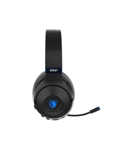 Бездротові повнорозмірні навушники Sades SA-205 Whisper Чорний Синій (Black Blue)