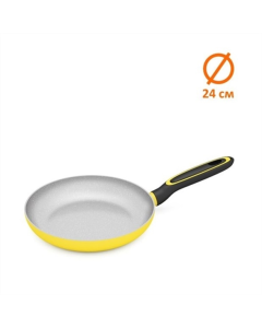 Сковорода Magio MG-1177 24см Жовта (Yellow)