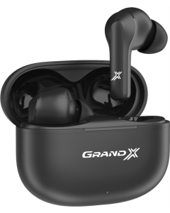 Бездротові навушники вкладиші Grand-X GB-99B Чорні (Black) (вакуум)