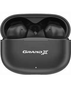 Бездротові навушники вкладиші Grand-X GB-99B Чорні (Black) (вакуум)