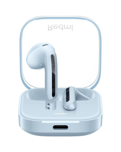 Бездротові навушники вкладиші Xiaomi Redmi Buds 6 Active Блакитні (Transparent blue)