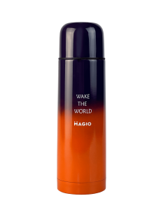 Термос Magio MG-1032G Чорний Помаранчевий (Black Onange)