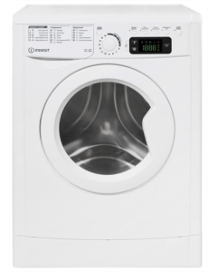 Стирально-сушильная машина Indesit EWDE7528WEU Черно-белая
