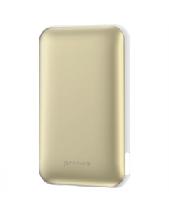 PowerBank 10000 mAh Proove Vibe Energy Plus Wireless 22.5W Золотий (White Gold)