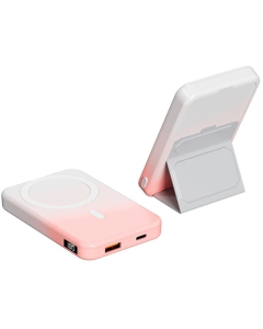 PowerBank 10000 mAh JJT-A27-1 PD20W+QC 22.5W MagSafe Wireless PD20W Білий (White Pink)