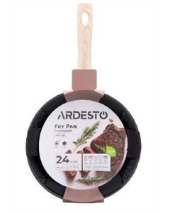 Сковорода Ardesto AR1924MI 24см Чорна (Black)
