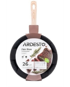 Сковорода Ardesto AR1926MI 26см Черная (Black)
