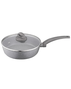 Сковорода з кришкою Ardesto AR2424GGL 24см Сіра (Grey)