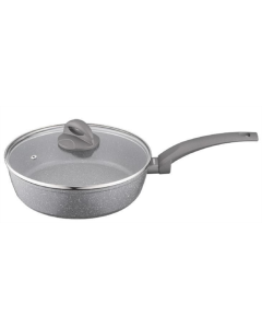 Сковорода з кришкою Ardesto AR2428GGL 28см Сіра (Grey)