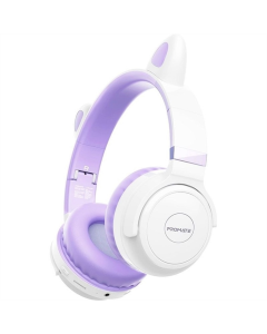 Бездротові повнорозмірні навушники Promate Panda Фіолетовий (Lilac)