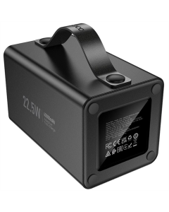 PowerBank 60000 mAh Hoco J138 22.5W+PD20W+DC12V Чорна (Black)