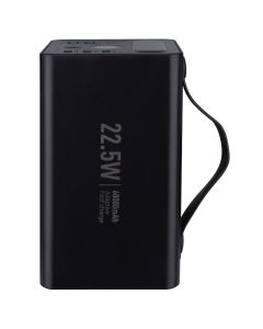 PowerBank 60000 mAh Hoco J138 22.5W+PD20W+DC12V Чорна (Black)