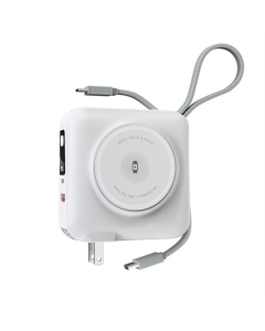 PowerBank 15000 mAh WIWU Wi-P051 6 in 1 PD45W Wireless Білий (White)