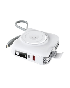 PowerBank 15000 mAh WIWU Wi-P051 6 in 1 PD45W Wireless Білий (White)