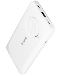 PowerBank 10000mAh YENKEE YPB 510 PD 22,5W 3in1 Qi Wireless Біла (Whiteack)
