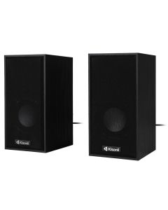 Мультимедийные колонки Kisonli T-004 2.0 Черные (Black)