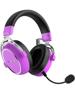 Бездротові повнорозмірні навушники Hator Hyperpunk 3 Wireless Фіолетові (Violet)