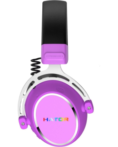 Бездротові повнорозмірні навушники Hator Hyperpunk 3 Wireless Фіолетові (Violet)