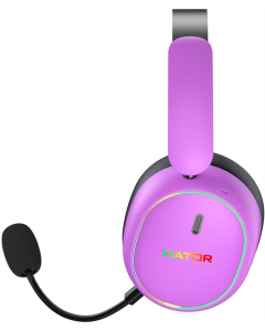 Бездротові повнорозмірні навушники Hator Phoenix 2 Wireless Фіолетові (Violet)