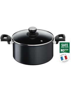 Каструля Tefal Unlimited 24см 5.3л (G2554672) Чорна (Black)