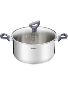 Каструля Tefal Daily Cook 24см 5л (G7124645) Срібна (Silver)