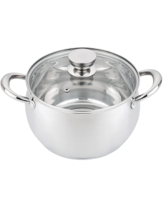 Кастрюля Pepper SESAME PR-1202-20 20×11.5см. 3.6 л. Серебристая (Silver)