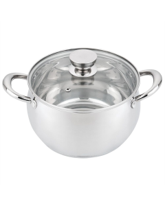 Каструля Pepper SESAME PR-1202-22 22×12.5см 4.7л Срібна (Silver)