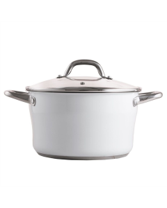 Кастрюля Pepper JASMINE PR-2400-16 16 х 9.5 см 1.6 л Белая (Белый)