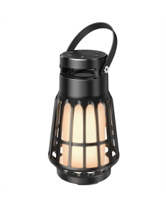 Bluetooth колонка Hoco BS61 Wild fun outdoor campinh light Чорна (Magic Black Night)