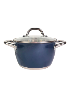 Каструля Pepper CROCUS PR-2404-16 16×9.5см 1.7л Синій (Blue)