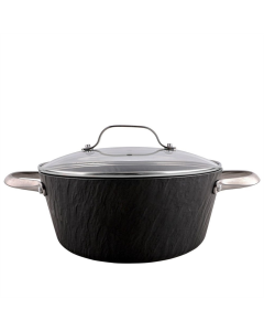 Каструля Pepper Графен (greblon C2) PR-2230 3.5л Чорна (Black)