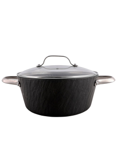 Каструля Pepper Графен (greblon C2) PR-2231 5.5л Чорна (Black)