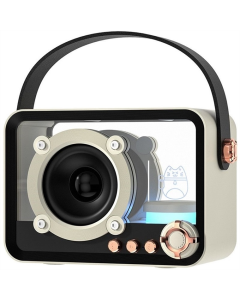 Bluetooth колонка QD05 Retro Style Бежевий (Biege)