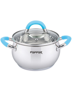 Каструля Pepper PR-1112-20 20см 3.6л Срібна (Silver)