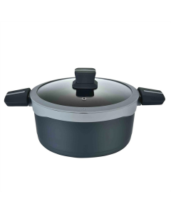 Кастрюля Pepper Arma PR-2310-20 20 см Черная Серая (Black Gray)