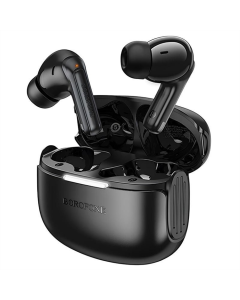 Бездротові навушники вкладиші Borofone FQ9 Plus Peaceful ANC+ENC Чорні (Black)