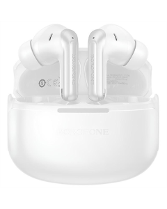Бездротові навушники вкладиші Borofone FQ9 Plus Peaceful ANC+ENC Білі (White)